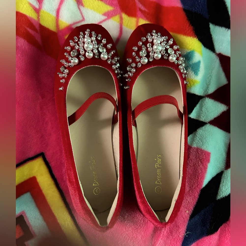 Mary Jane Ballerina Flat Dress Shoes, Girls size 3 β£οΈ